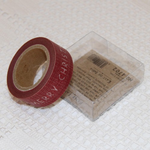 Masking Tape Klebeband Merry Christmas Rolle 10 Meter Achwieschoen